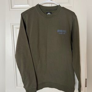 O'Neill Men's Olive Crewneck Sweater Size Small